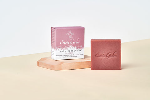 Santa Gadea jabón ecológico Facial - aceite de rosa mosqueta